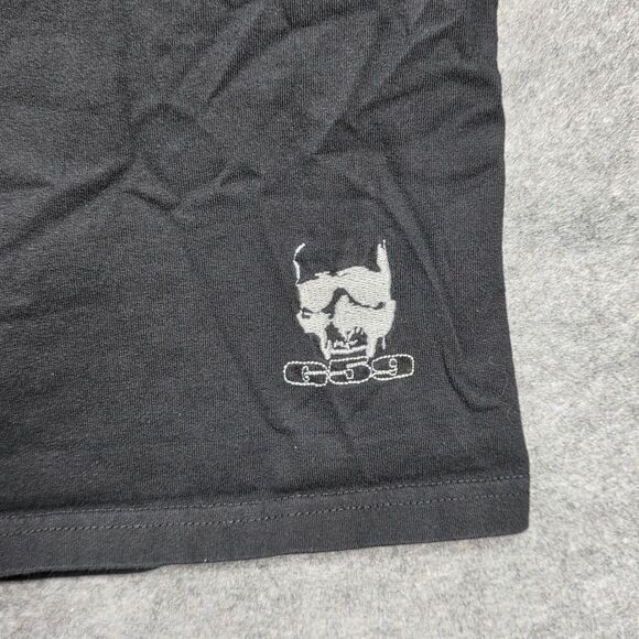 G59 Records Shirt Mens Large Black Skull Logo Embroidered Cotton Streetwear Tee - Picture 4 of 7